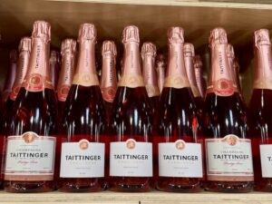 Bottles Of Tattinger Champagne Prestige Rosé