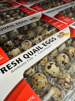 Fresh Farm Raised Anti-Biotic Free Quail Eggs At A Costco