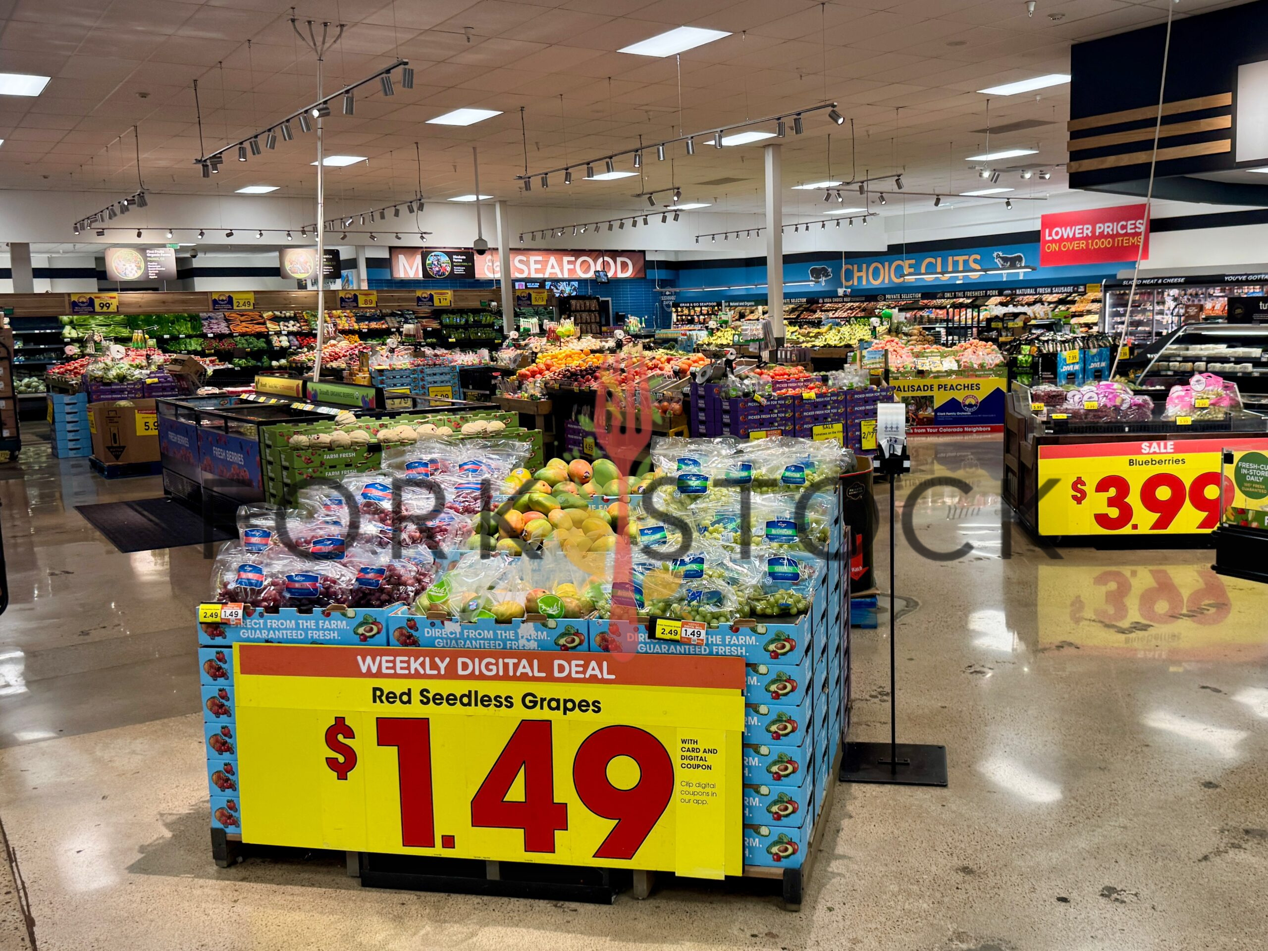Grocery Store Produce Department