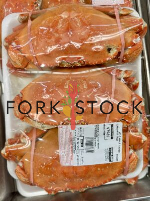 Wild Caught Dungeness Crab On Display At A Costco