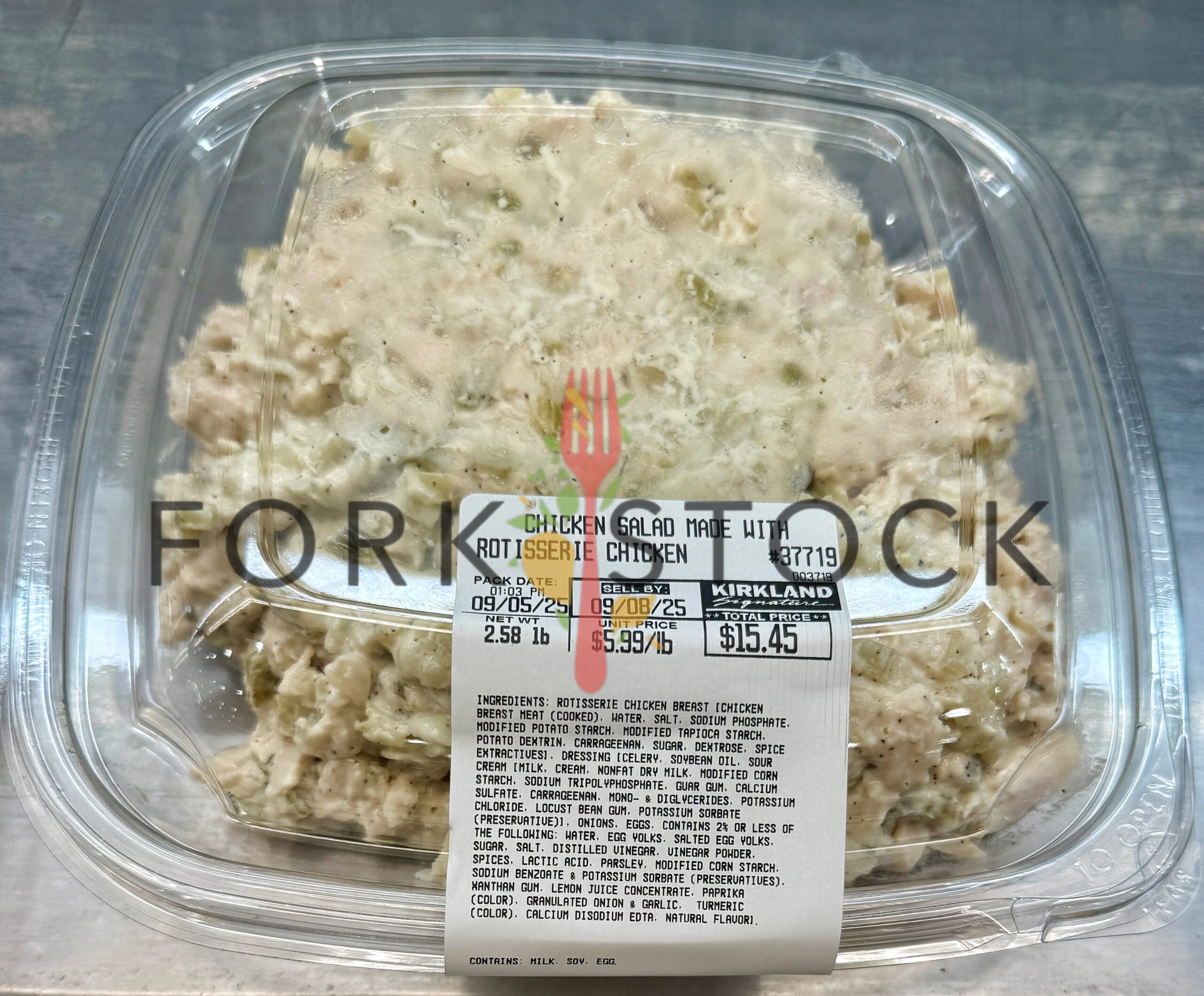 Chicken Salad Made With Rotisserie Chicken At A Costco