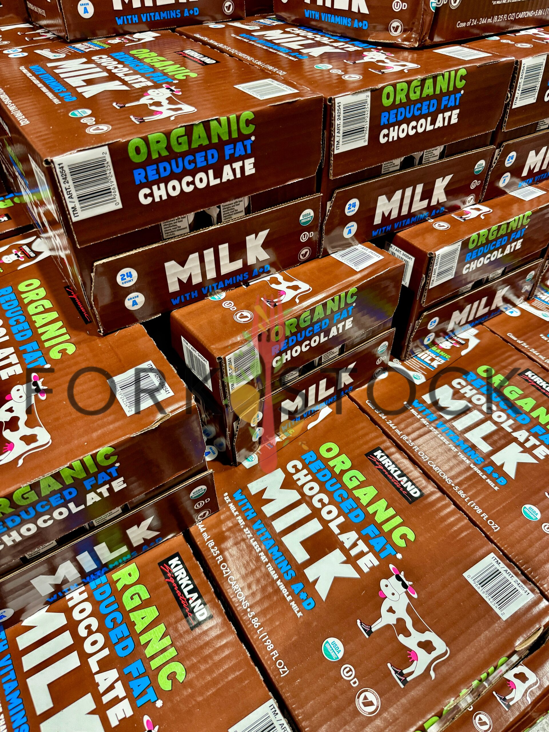 Kirkland Organic Reduced Fat Chocolate Milk