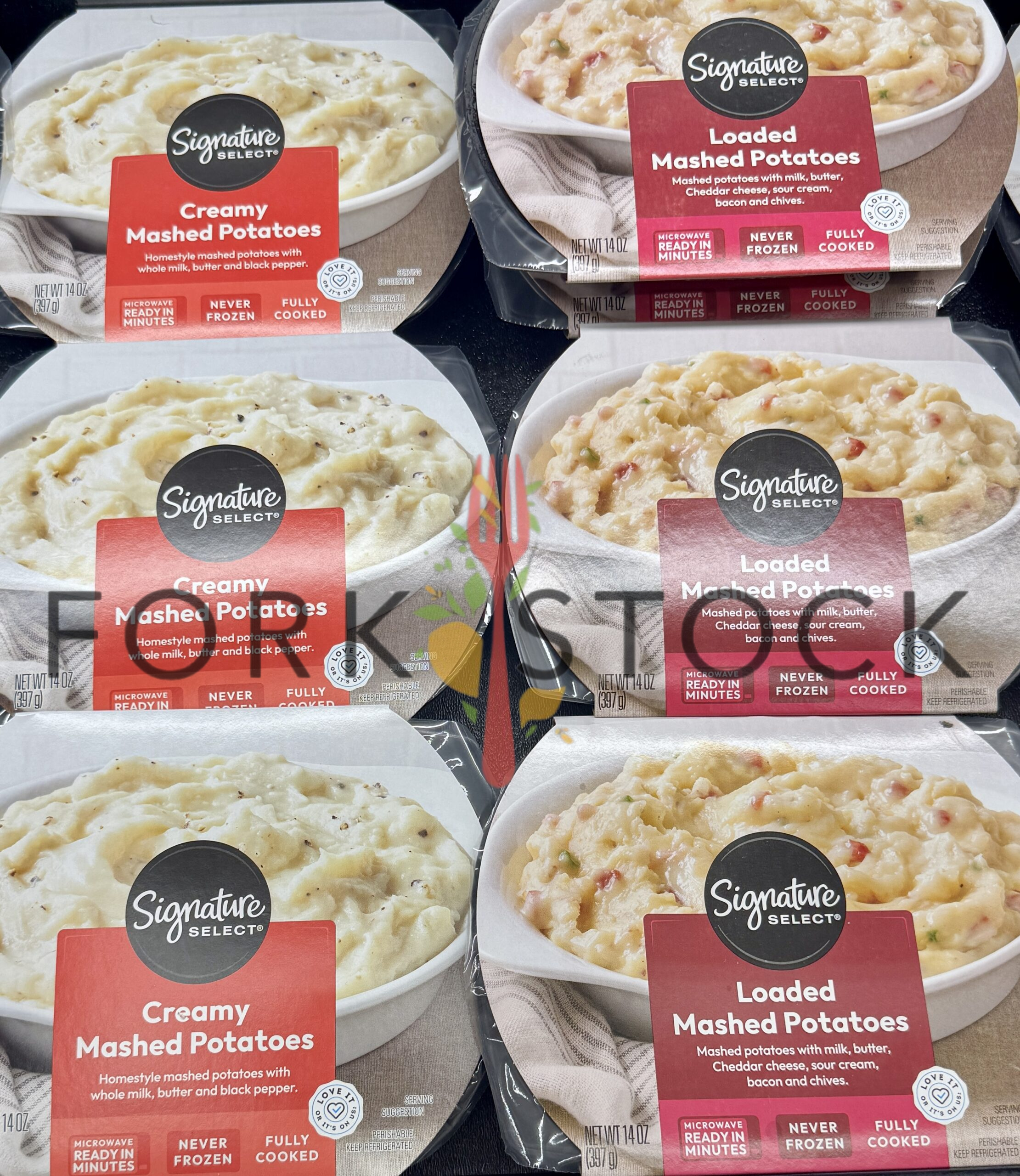 Loaded Mashed Potatoes Packaged Containers At A Safeway Grocery Store
