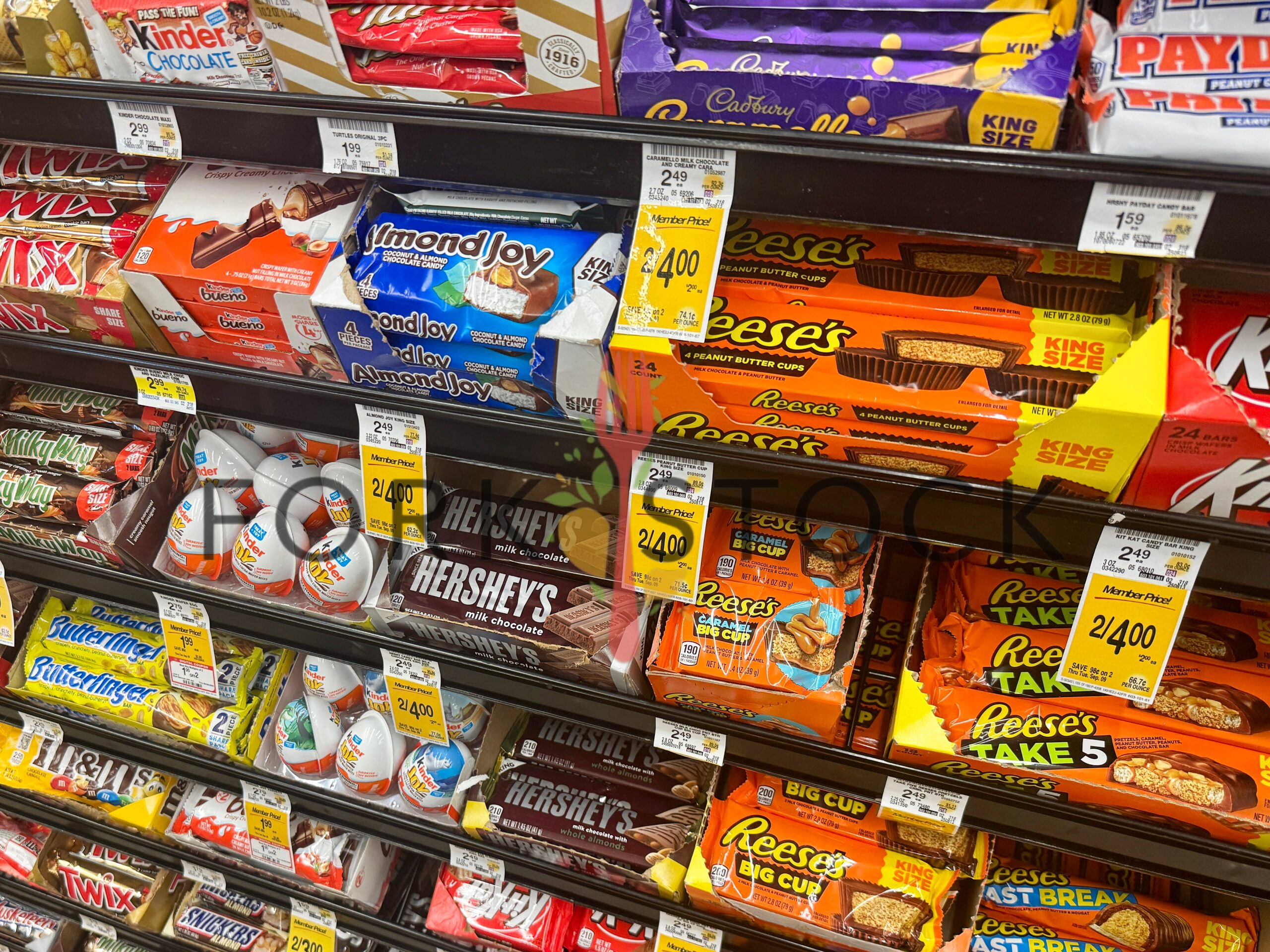 Impulse Buy Chocolate On An Isle At A Grocery Store