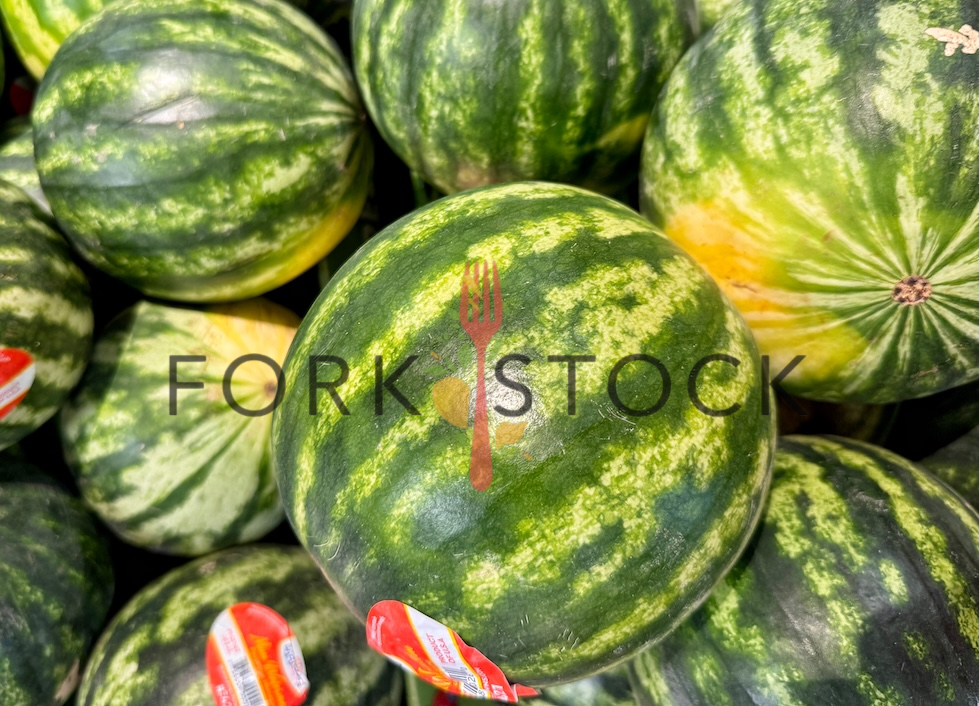 Watermelon Pallet At A Grocery Store