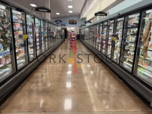 Frozen Vegetables Potatoes Bread And Microwave Meals On A King Soopers Grocery Isle