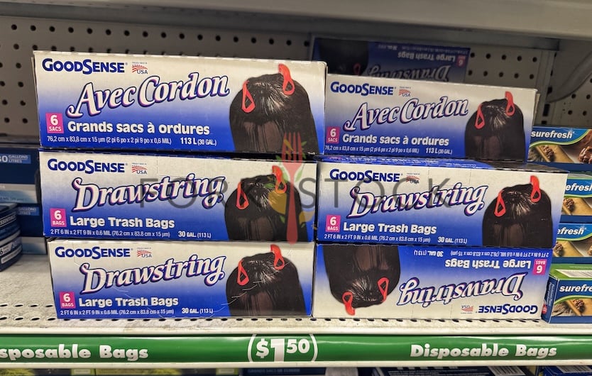 Goodsense Drawstring Large Trash Bags At A Discount Store