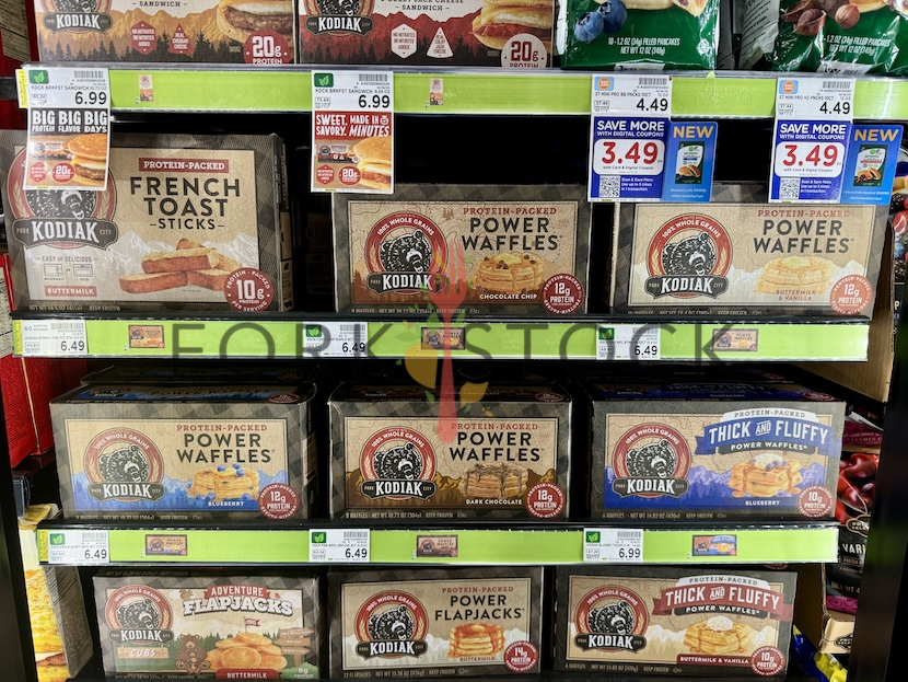 Kodiak Power Waffles French Toast Flapjacks Freezer Section
