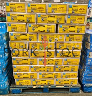 Pacifico Cerveza Beer Boxes Stacked At A Warehouse Store