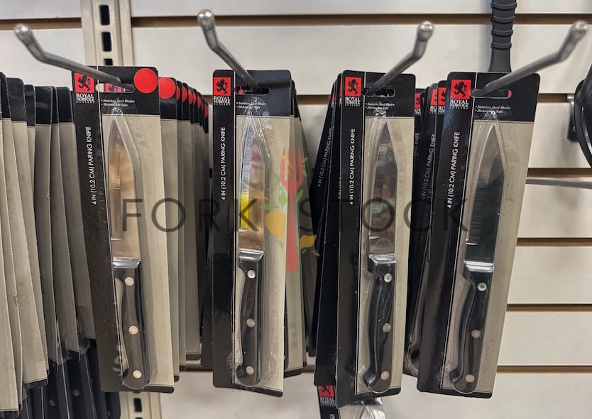Pairing Knives In Retail Packaging On Hooks