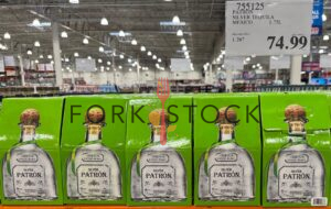 Patron Silver Tequila Mexico On A Shelf At Costco
