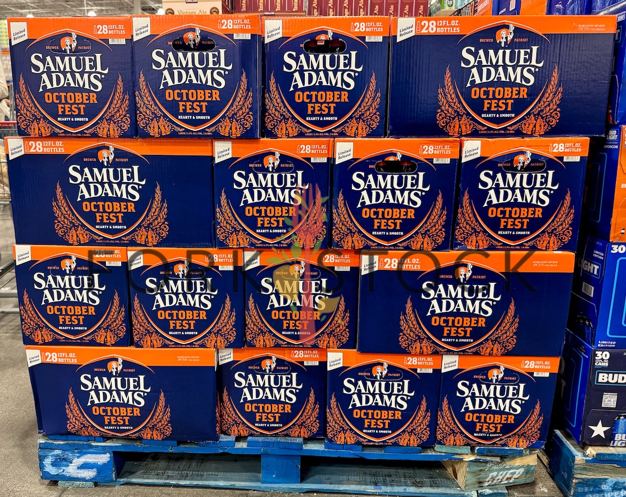 Samuel Adams Octoberfest Beer Boxes At A Warehouse Store