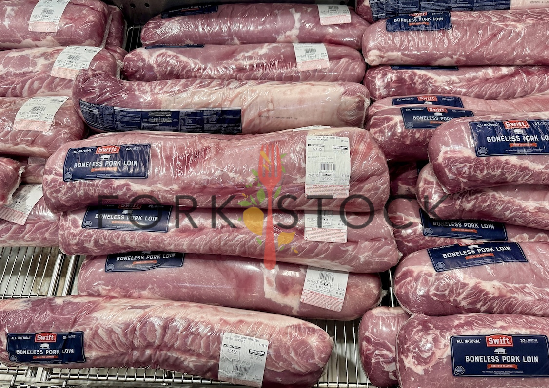 Vacuum Packed Pork Loin Boneless Meat