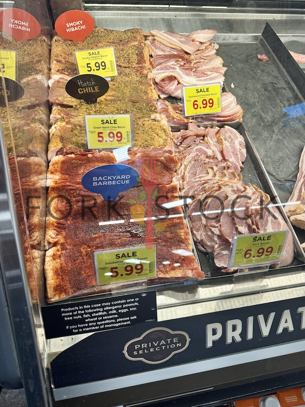 Bacon Varieties On Display At A King Soopers Grocery Store