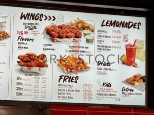 Charley's Philly Steaks Menu Board