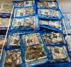 Cooked Snail Meat At A Vietnamese Market