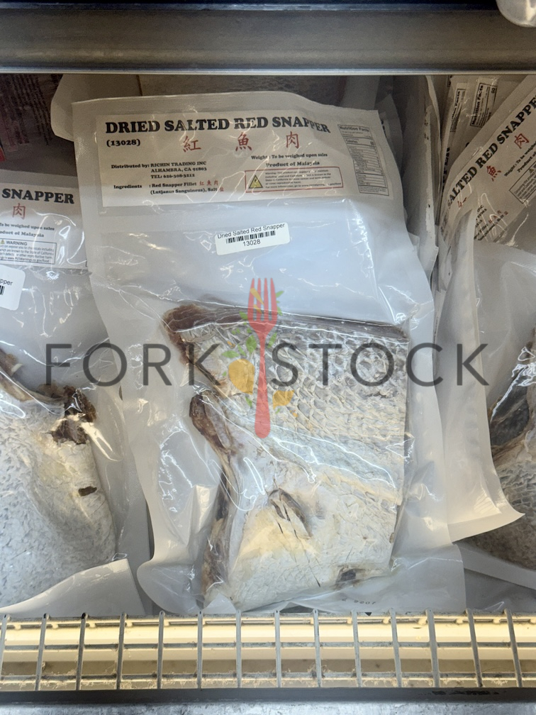 Dried Salted Red Snapper At A Vietnamese Market