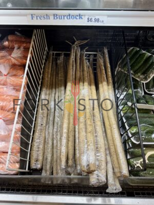 Fresh Burdock At A Vietnamese Market