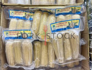 Frozen Cooked Sweet Corn At A Vietnamese Market