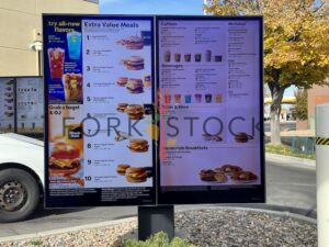 McDonald's Drive Thru Digital Menu Board