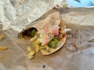 Taco Bell Beef Soft Taco Supreme With A Bite