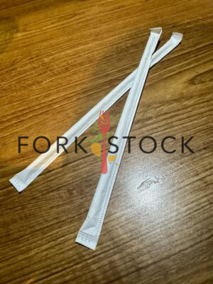 Two Straws On A Dennys Diner Table