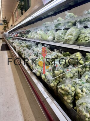 Various Refrigerated Produce At A Vietnamese Market