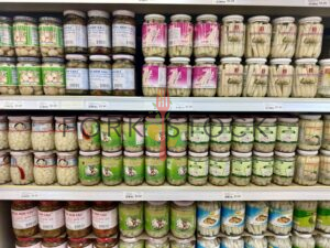 Vietnamese Market Grocery Jars On An Isle