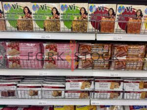 Vietnamese Sweet And Savory Snacks On A Shelf